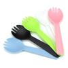 50pcs/set Disposable Plastic Spoons Forks for Cake Ice Cream Salad Fruit Dessert Soup Tea Coffee Party Baking Shop Supplies