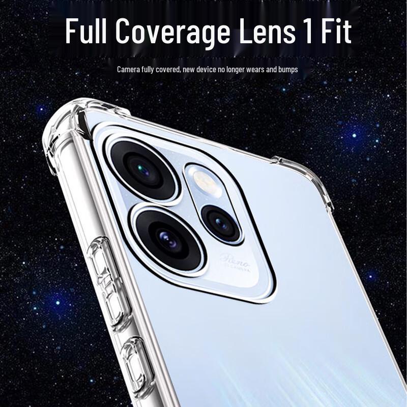 MaiKuQi OPPO Reno15 Anti-Drop Transparent TPU Case
