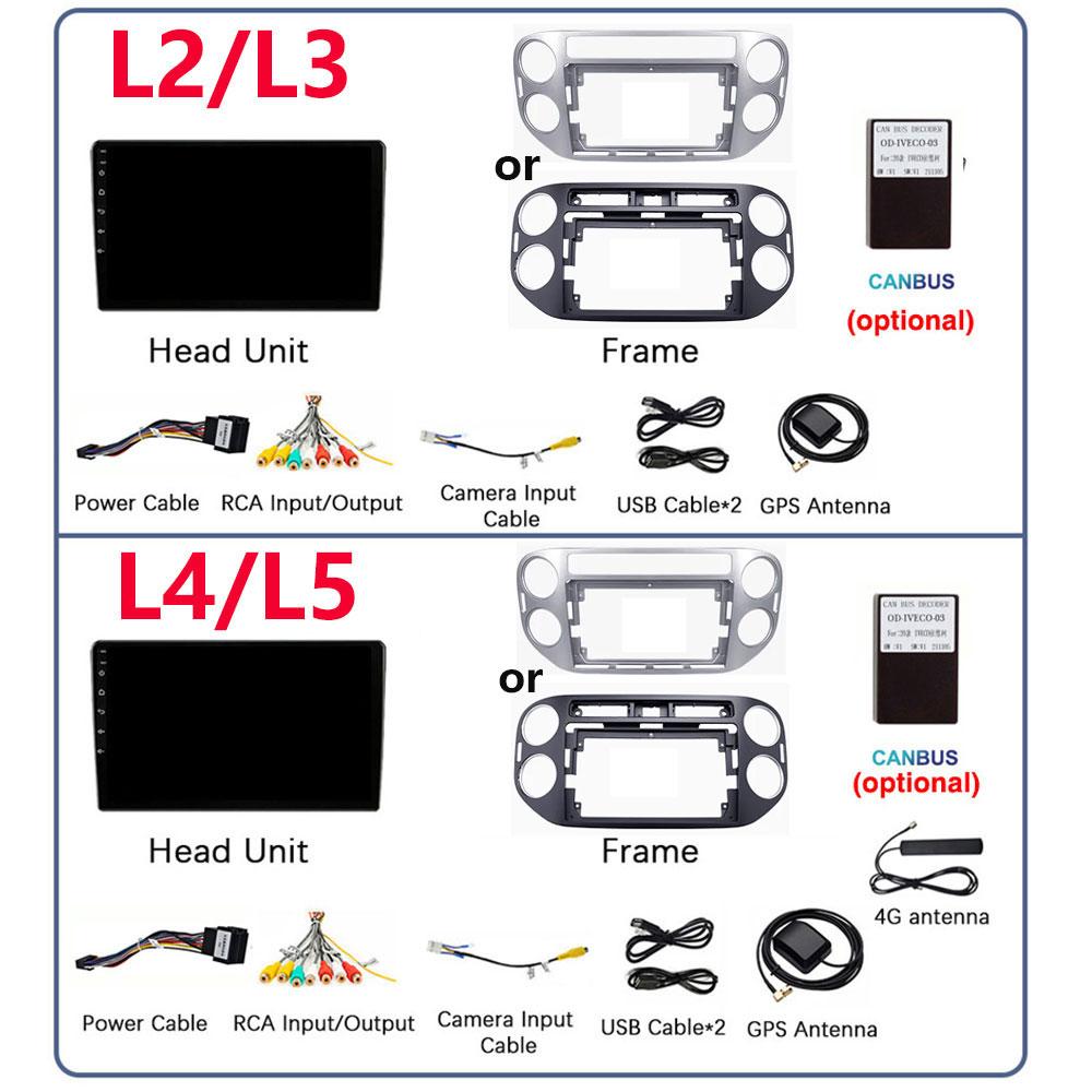 Fortress 9"Car Android 12 For VW Volkswagen Tiguan 1 NF 2006-2016 2Din Car Radio Multimedia Video Player GPS Stereo Navi CarPlay