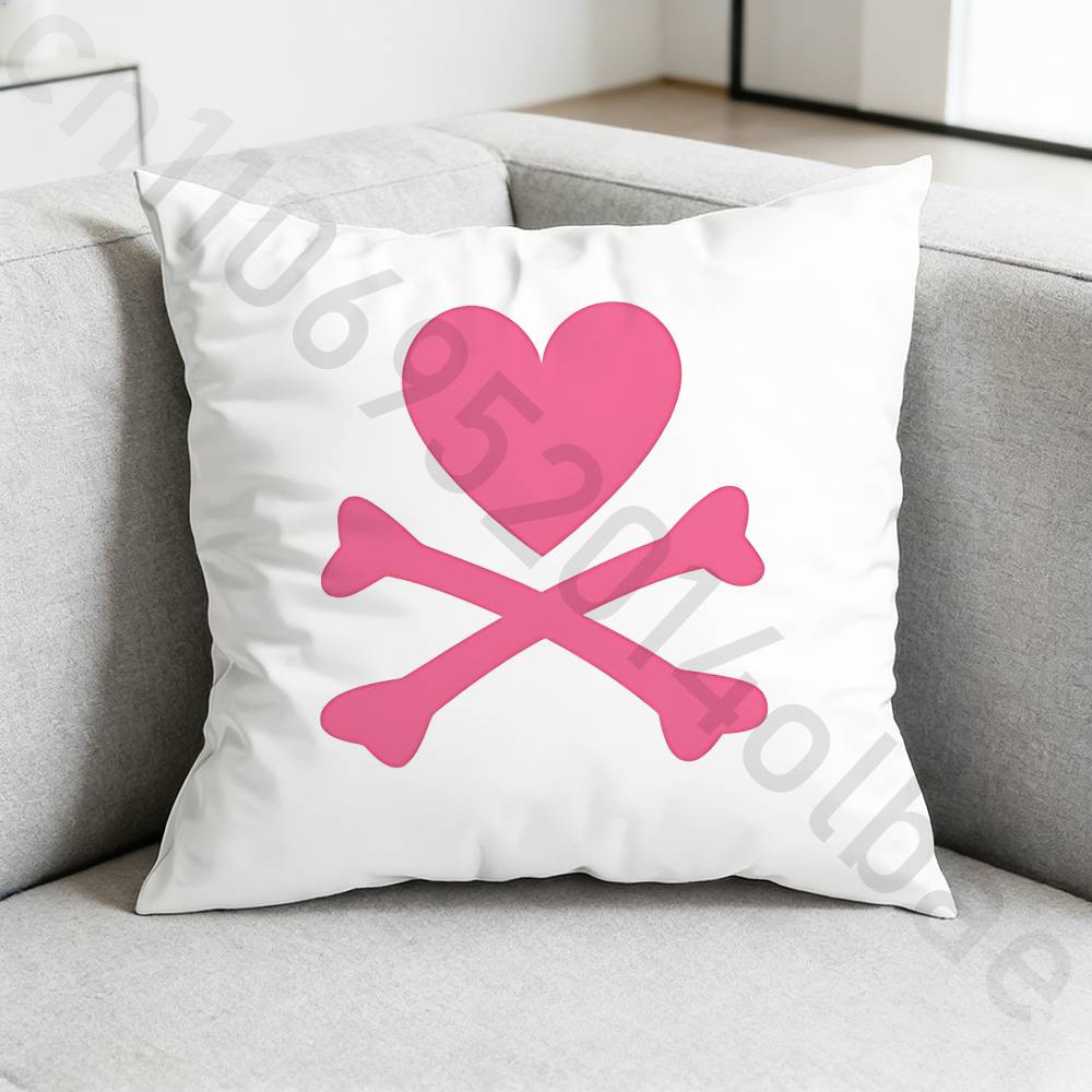 TTokidokiS Pillow Case Antidustmite Pillowcase Invisible Zipper Silky Short Plush Sofa Cushion Cover