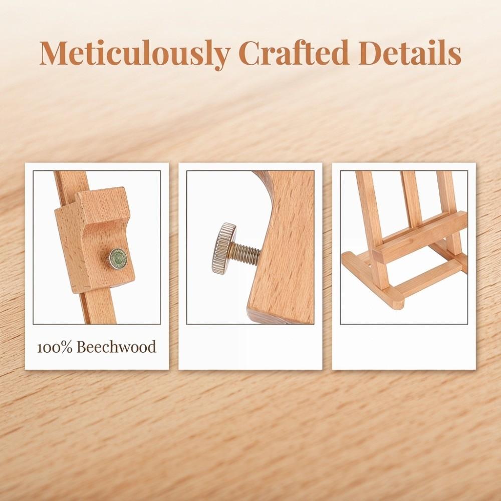 Small Display Stand HJ‑6B Tabletop Art Holder Rack Tabletop Easel Craft Art Sample Show