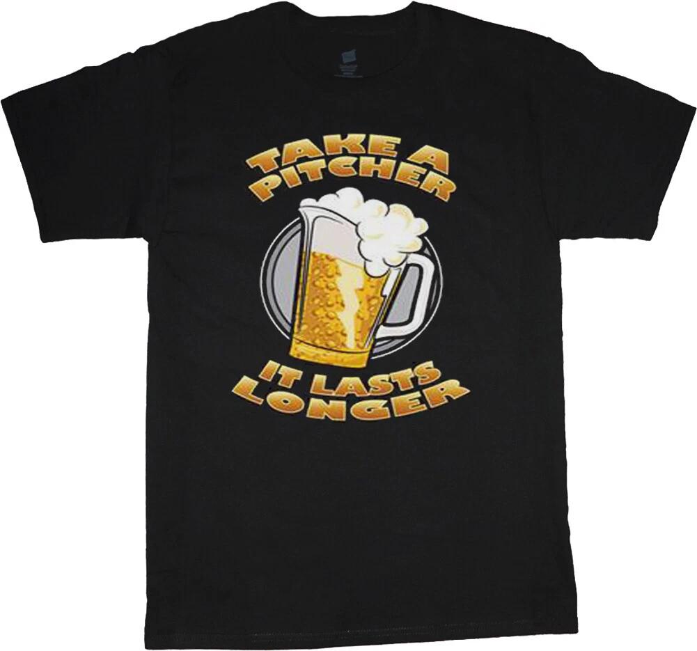 Mens Graphic Tees Funny Beer T-shirt Clothing Apparel XXXL