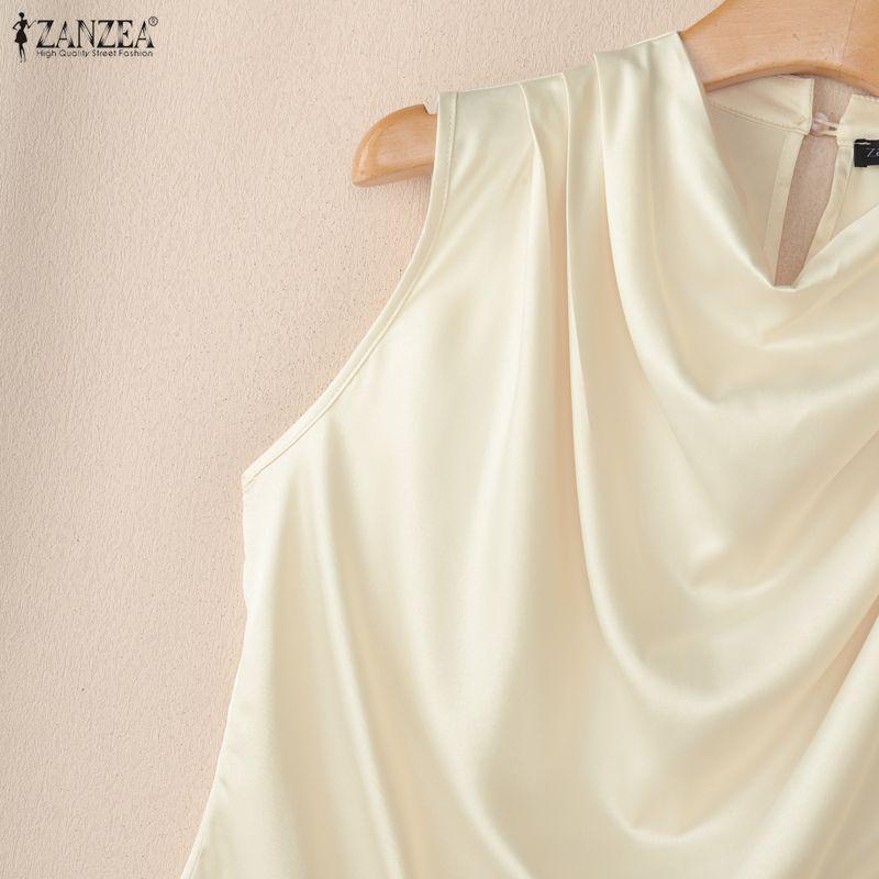 ZANZEA Completi da Donna a Due Pezzi Casual: Canottiere Senza Maniche e Pantaloni Lunghi