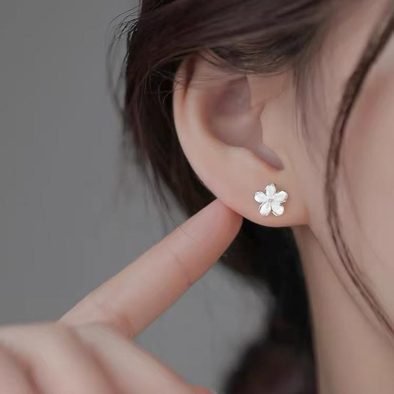 Raising Ear Holes, Small Stud Earrings for Women, Simple, Sweet, Small and Fresh Earrings, Niche Design, Versatile Earrings