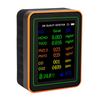 Air Quality Detector Index CO2 TVOC HCHO PM2.5 PM10 Temperature Humidity Tester TFT Color Display Curve Viewing Black