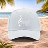 Musical Note Treble Clef Baseball Cap Unisex for Music Festivals Weddings Parties Bachelor Events Birthday Gift Cycling Photo