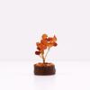 Carnelian Gemstone Tree With Wood Base 15 Stones