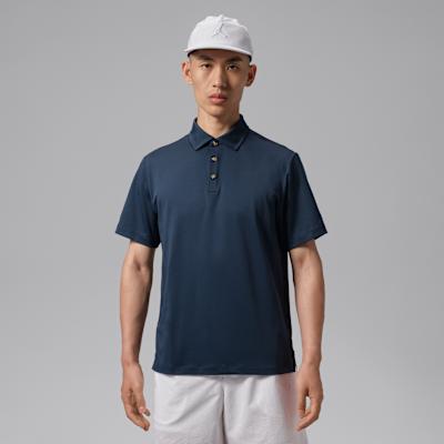 Jordan Sport Golf Clothing Men s Obsidian Color/Obsidian Color Polo Co S