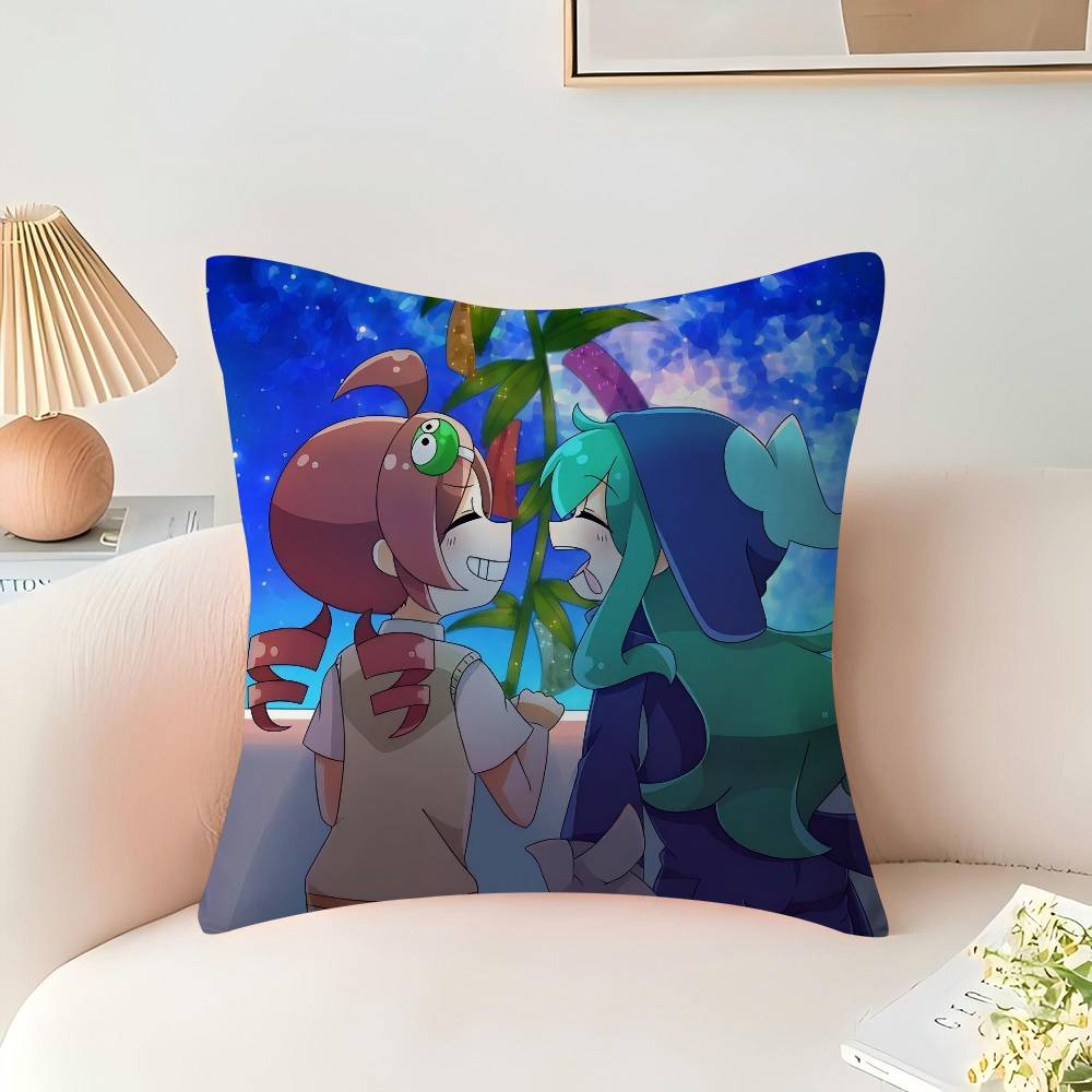 Game Puyo Pop Fever Pillow Cushion Cover Pillowcase Living Room Sofa Home Decor Customized