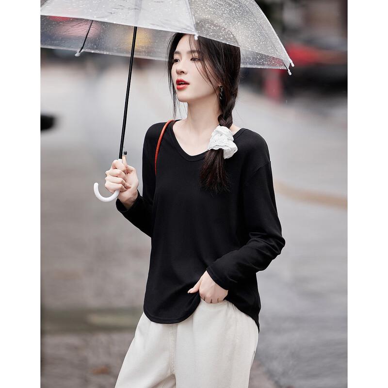 Demana Women s Long Sleeve Knit T-Shirt M