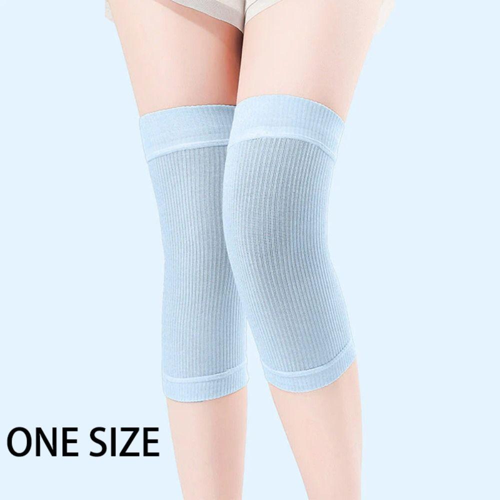 Invisible Yoga Knee Pad Thin Knee Joint Warming Leg Sleeves Gifts Mulberry Warm Silk Knee Pads