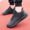 Autumn Lightweight Leather Men's Shoes Soft Sole Cushioning Travel Casual Shoes Running Fitness Sports Shoes Foreign Trade 2025