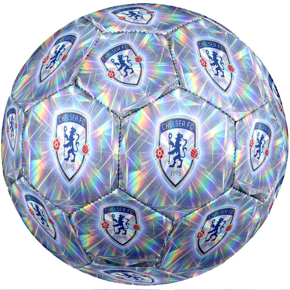 Chelsea FC Theme Soccer Ball Size 5 Soccer Ball Soft Touch Professional Training Football for Outdoor Sports