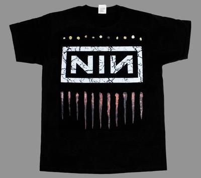 NINE INCH NAILS NIN LOGO NEW BLACK T-SHIRT