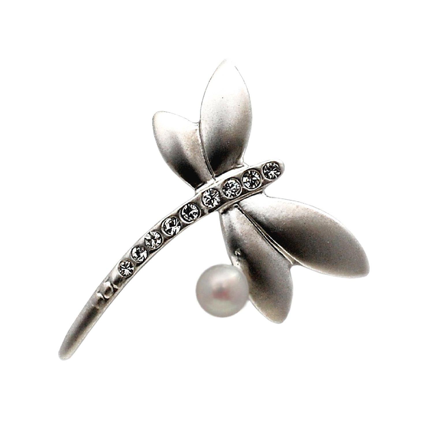 

Akoya pearl brooch dragonfly pearl brooch [enyapearl]