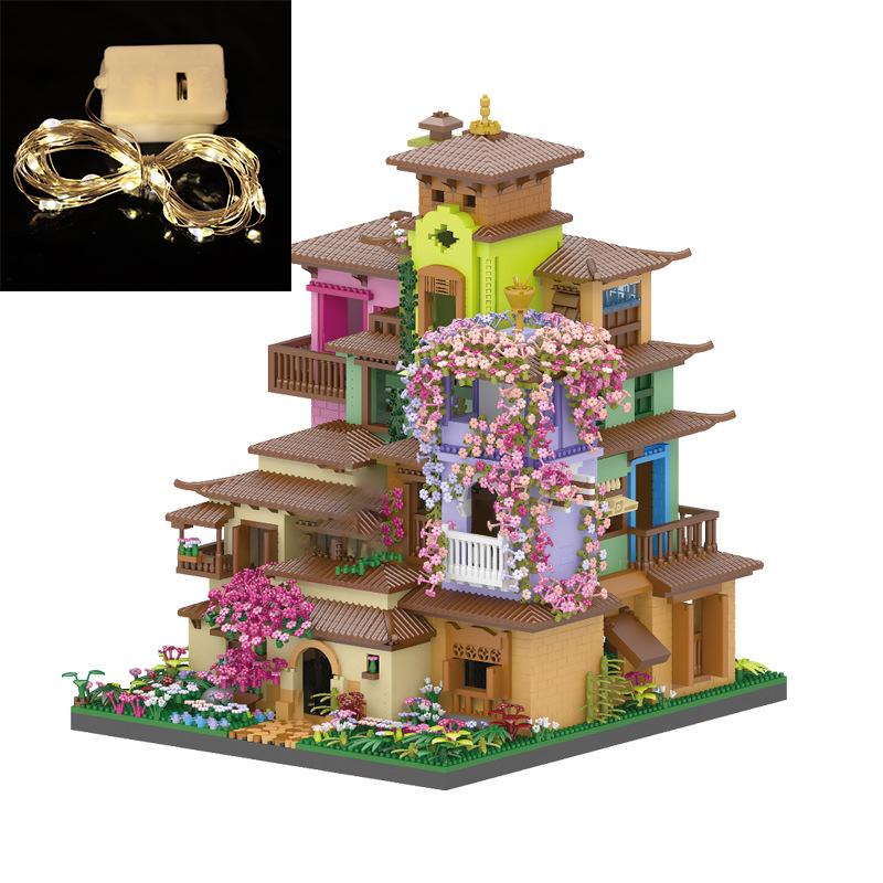 Non-Toxic 6180Pcs Building Blocks City Street View Magic House Castle Countryside Micro Assembly Children'S Toys For Kids Christmas Gifts