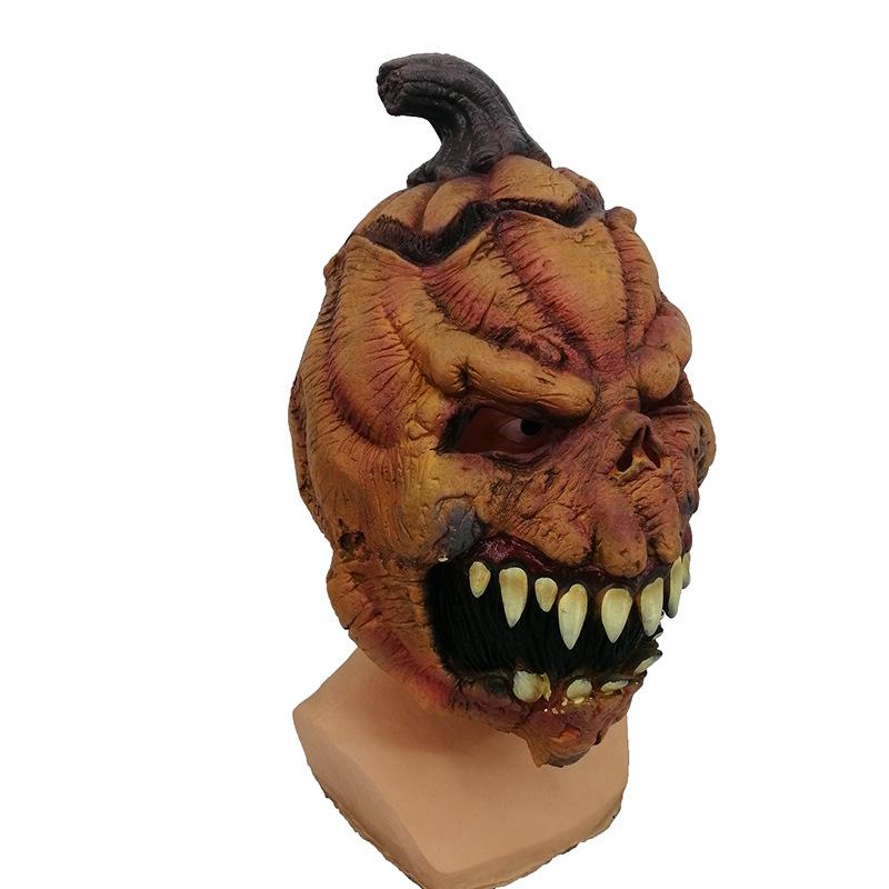 Pumpkin Latex Mask Halloween Horror Pumpkin Party Dress Up Props