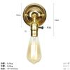 Pull Chain Switch Scones led Wall Lights Chrome Loft Style Retro Vintage Iron Bedroom Wall Lamp Bedside Lampen Stair Wandlamp