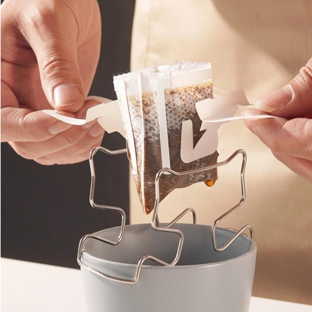 Itisyou Dripper Stand, Drip Stand, Bag Stand, Stainless Steel Drip Bag Stand, Coffee Drip Bag Stand, Coffee Drip Equipment