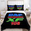 DAF Truck Logo Duvet Cover Cartoon Comfortable Duvet Quilt Cover Pillowcase Bedding Set Children Bedroom Decoration Home Textile