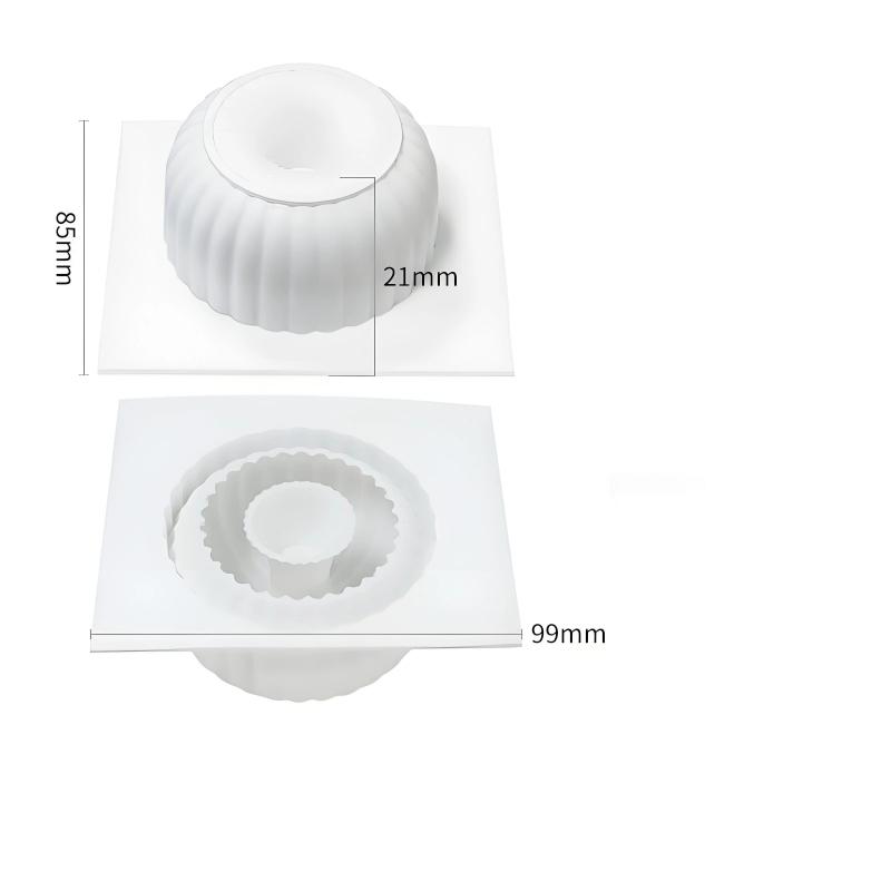 Cavity Spiral Silicone Cake Baking Pan For Pastry Mold Chocolate Candy Mousse Donut Mold DIY Baking Dessert Decoration Tools