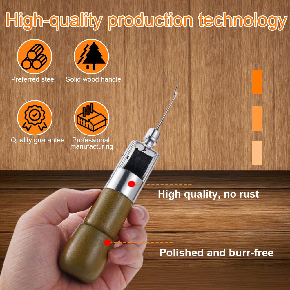 Leather Hand Sewing Machine Professional Stitching Punch Tool Kit for Leatherwork Shoemaking Canvas Repair DIY Craft Tools A Set
