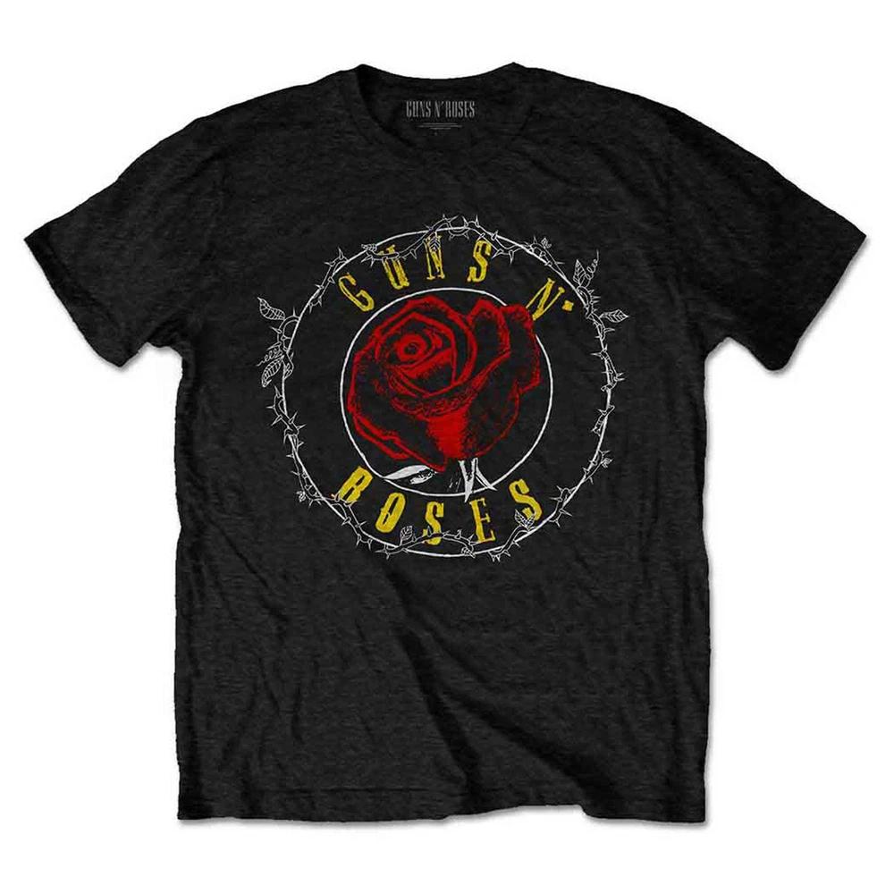 Guns N Roses Rose Circle Paradise City T Shirt XL