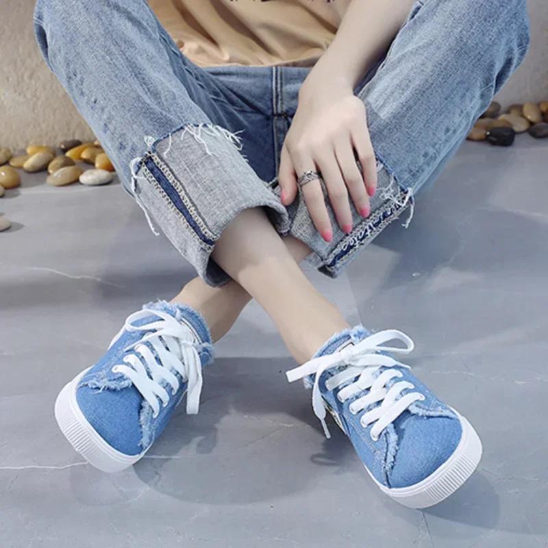 Modne Damskie Półkapcie Trampki Wygodne Damskie Buty Codzienne Damskie Płaskie Buty Oddychające Buty z Płótna Antypoślizgowe Zapatillas