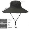 Men's Wide Brim Sun Hat Camping Hat Bucket Hat