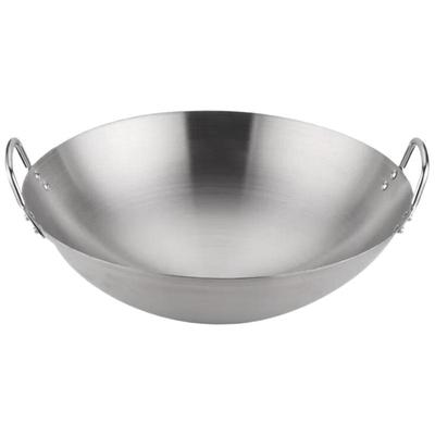 Jingqingfu Commercial Stainless Steel Double-Handled Wok