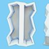 Reusable Border Mould Wall Brick Casting Tool Edge Border Maker Paving Mould Fence Mould for Fence Walkway Backyard Road Decor