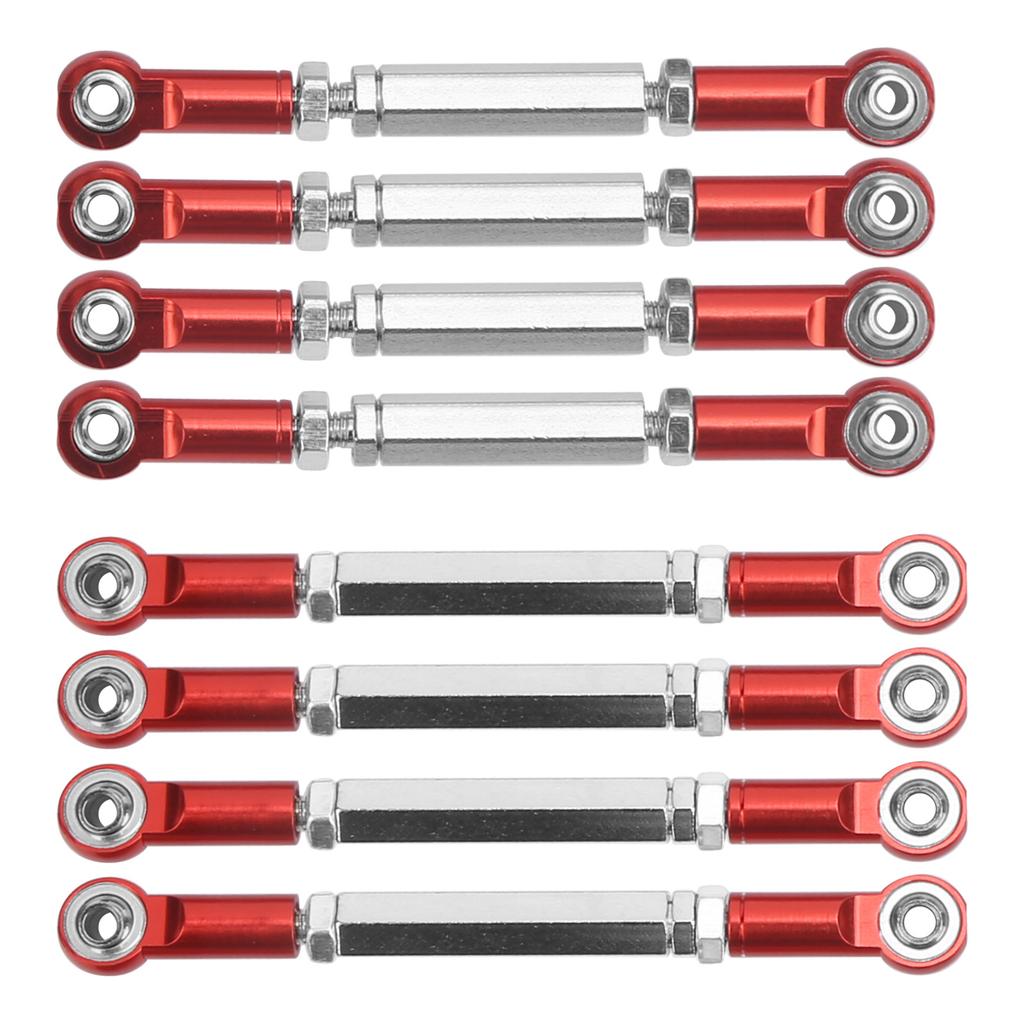 RC Steering Servo Pull Rod Metal Linkage Arm Tie Rod Ends Connector for WPL MN Feiyu
