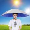 Threefold Umbrella Hat  Umbrella, Summer Rain And Outdoor Fishing Umbrella Hat Head-mounted Umbrella Hat