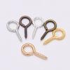 300/500pcs Mini Screw Pendants Eyepin Keychain HookThreaded  Pin Fitting DIY Jewelry Bracelet Necklace Making Accessories
