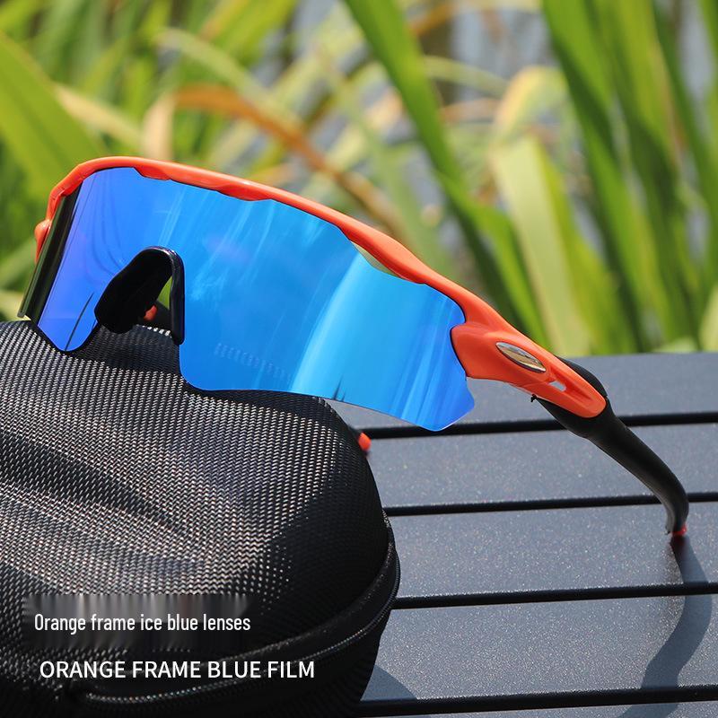 Cross-Border E-commerce TR90 Colorful Cycling Sunglasses for Outdoor Sports, Prescription-Compatible.