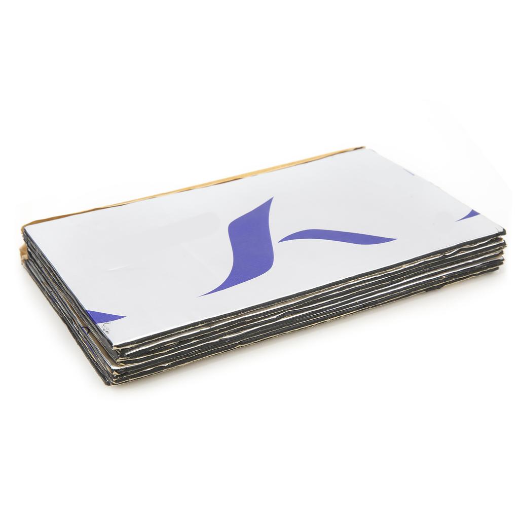 10pcs Heat Sound Insulation Foam Shock Stop Plate 2mm Thickness 200x115mm Universal