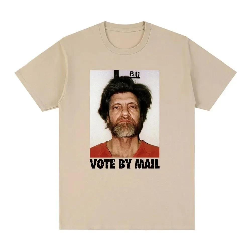 

Vote By Mail Ted Kaczynski T-shirt Women s Faashion Harajuku Pattern T-shirt Unisex High Quality Casual Vintage T-shirt Top 4XL