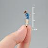 Miniature Figure Dollhouse People Diorama Figures 1:64 Scale for Micro Landscapes