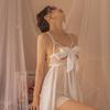 Sexy Underwear, Sexy Suspender Skirt, Large Size Bow, Pure Desire Princess, No-show Milk, Hot Home Nightdress
