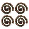 2/4/6/8/10Pcs Christmas Color Strips Christmas Ribbons Garland Indoor Outdoor Festive Decor