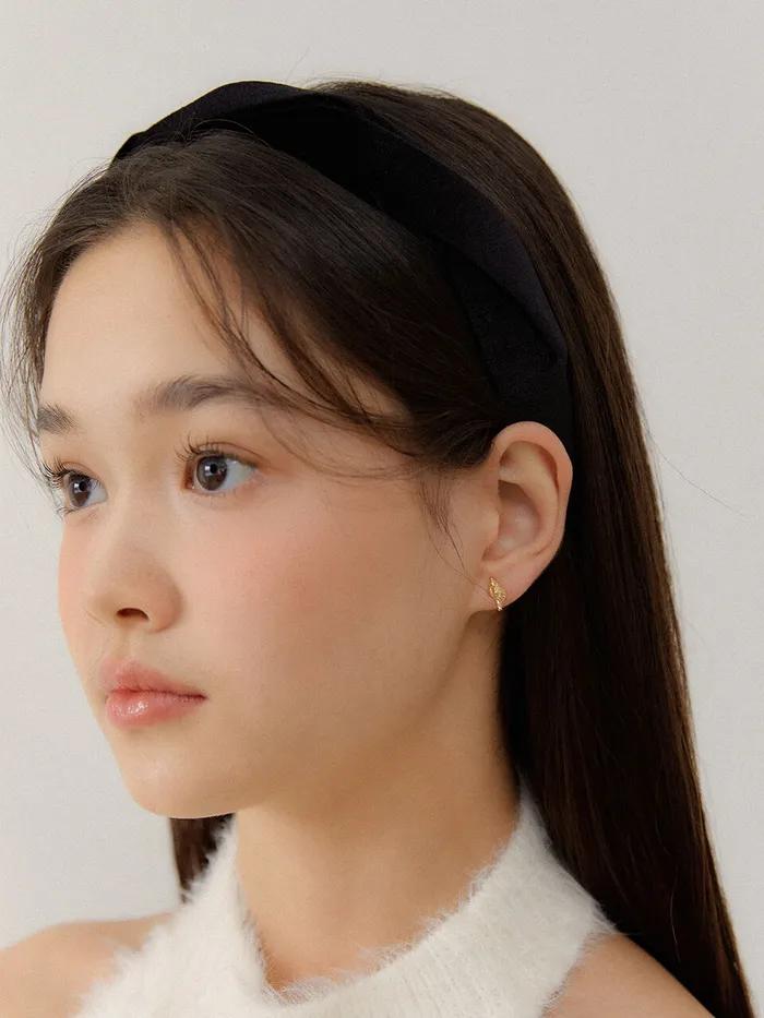 simple tied velvet hair band HB009