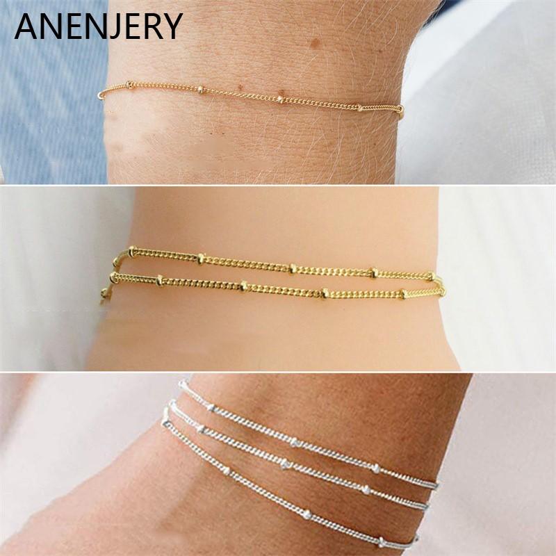 Stainless Steel Stainless Steel Bracelet For Women Classic Ball Stitching Bracelet