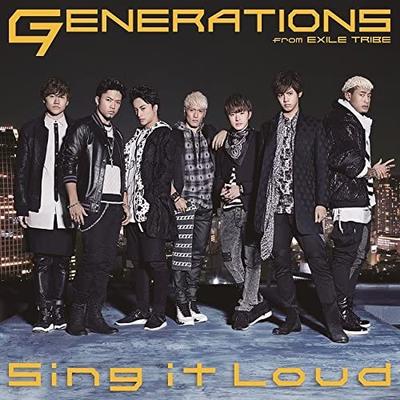 CD GENERATIONS FROM EXILE TRIBE - Sing It Loud  RZCD59744 Avex Music Crea 2015 Japan ObiJapanese Pop/Rock Used