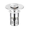 Bathroom Sink Drain Strainer for 1.1-1.42 Basin Drain Holes Anti-Odor Anti-Clogging Stainless Steel Pop Up Sink Drain Filter