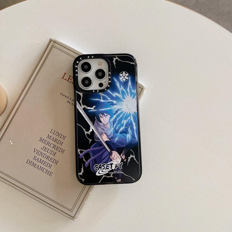 

Магнитный противоударный чехол в стиле Наруто для iPhone 12-16 Pro Max 14 Pro