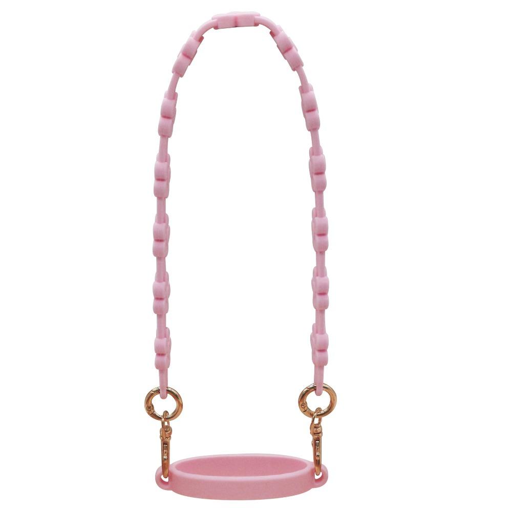 Silicone Material Water Bottle Handle Portable Design Flower Pattern Water Bottle Lanyard Durable Water Bottle Sling