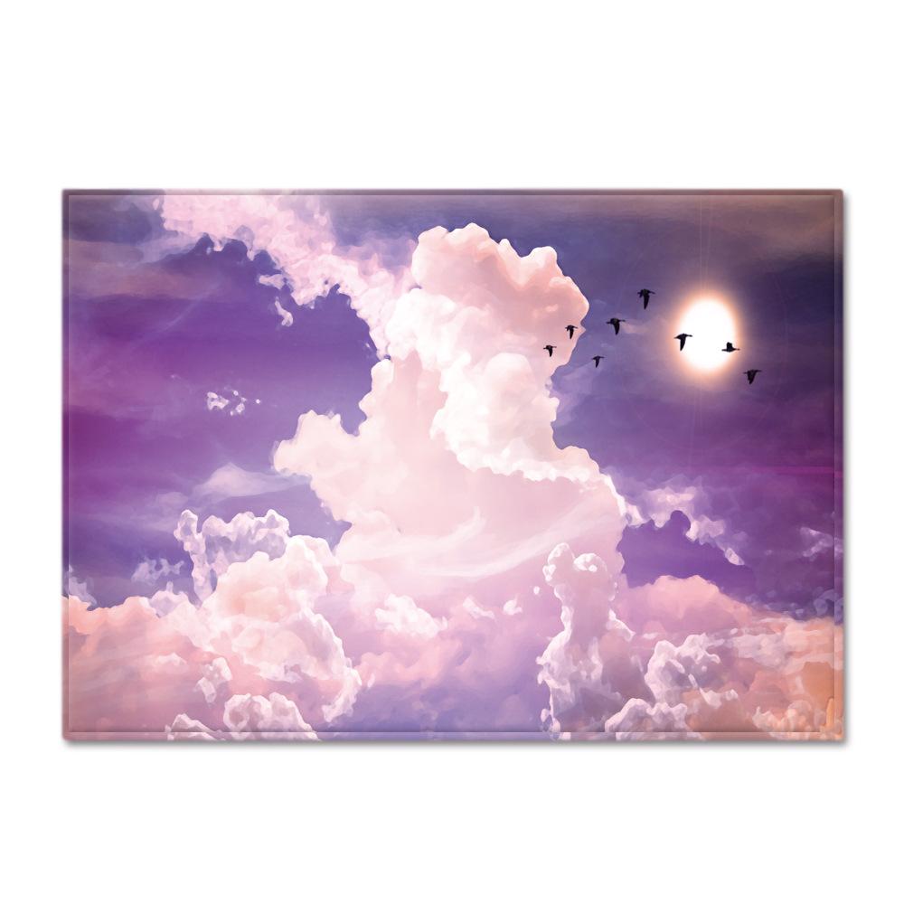 Scenic Carpet Feather Wind Bedroom Floor Mat