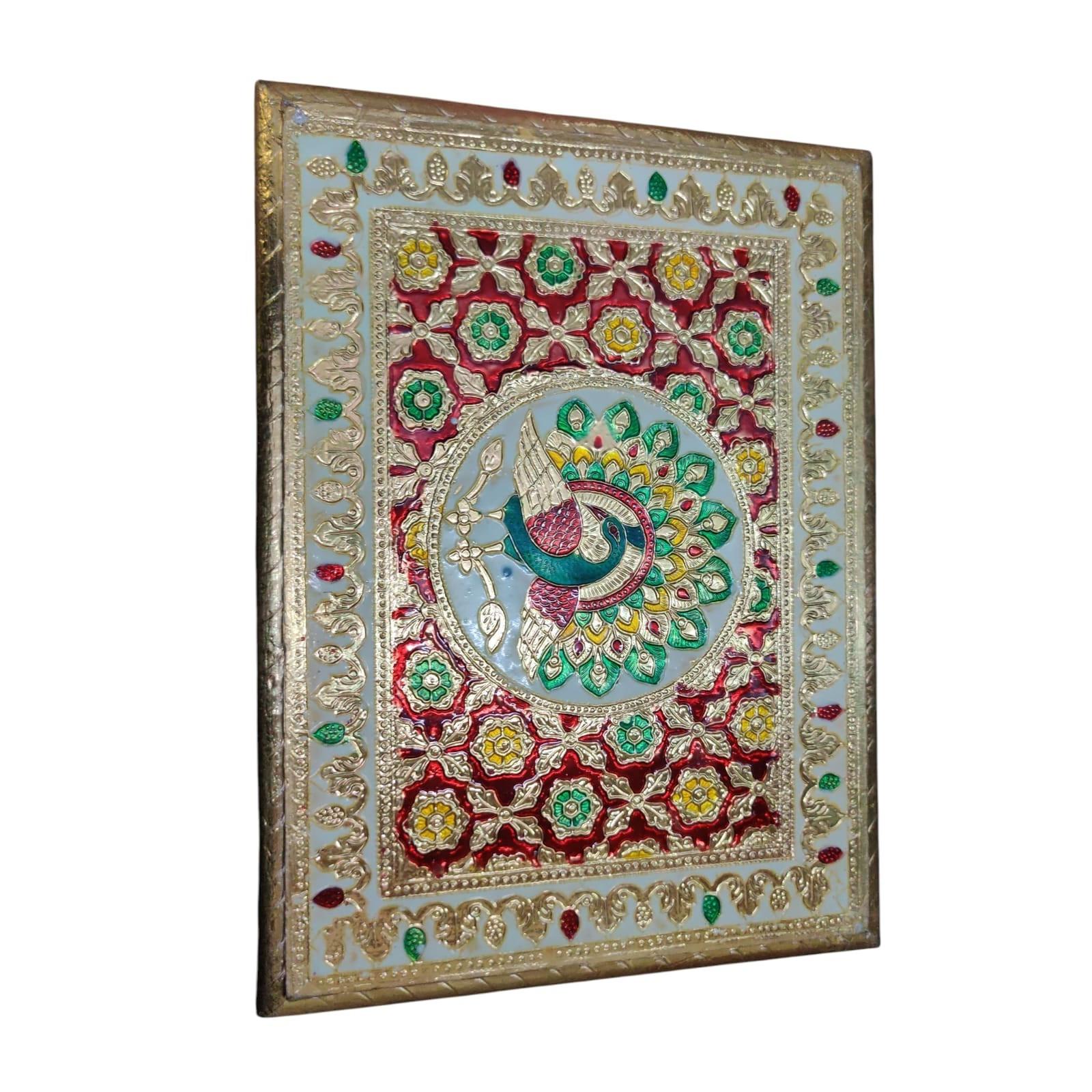 @ Wooden Designer Multicolour Pooja Chowki For Laddu Gopal 900Gm Zr-5015-60%Off