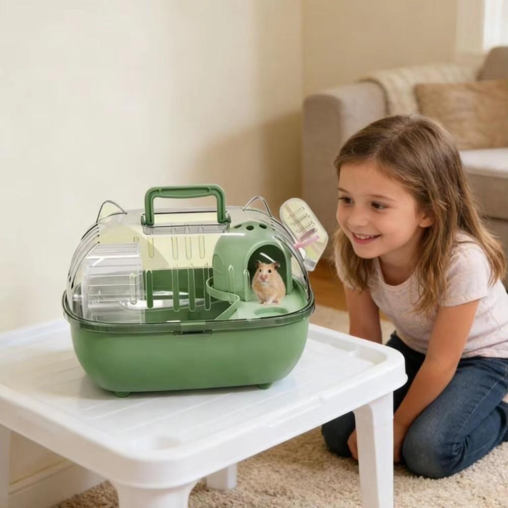 Large Space Travel Hamster Cage Double Layer Hamster Habitat Small Pet Carrier  Picnic