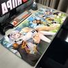 Large Gaming Mouse Pad with Antislip Base and Stitched EdgesAnime Girl with Big Gun Print Desk Mat for PC Laptop Gaming